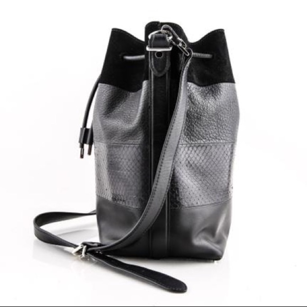 Proenza Schouler leather paneled bucket bag - Picture 2 of 14